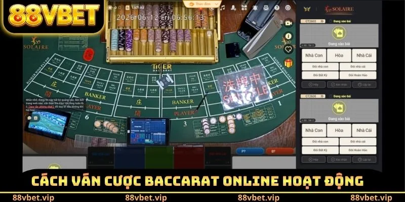 Baccarat Online 88vbet - Cửa Cược Tối Ưu Nên Tham Gia 1 Cách ván cược Baccarat Online hoạt động